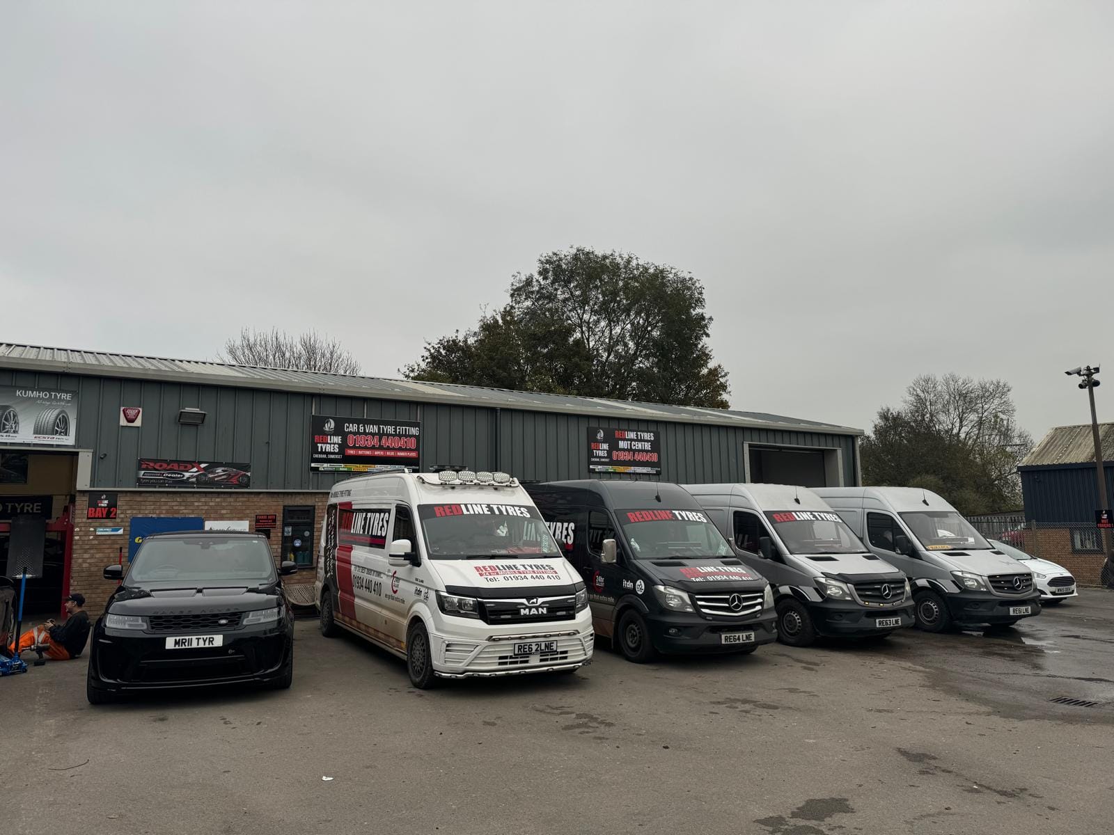 Redline Tyres mobile fitting service